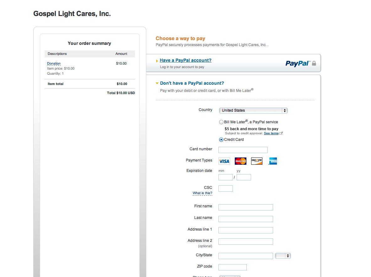 Donation Form paypal name trouble?